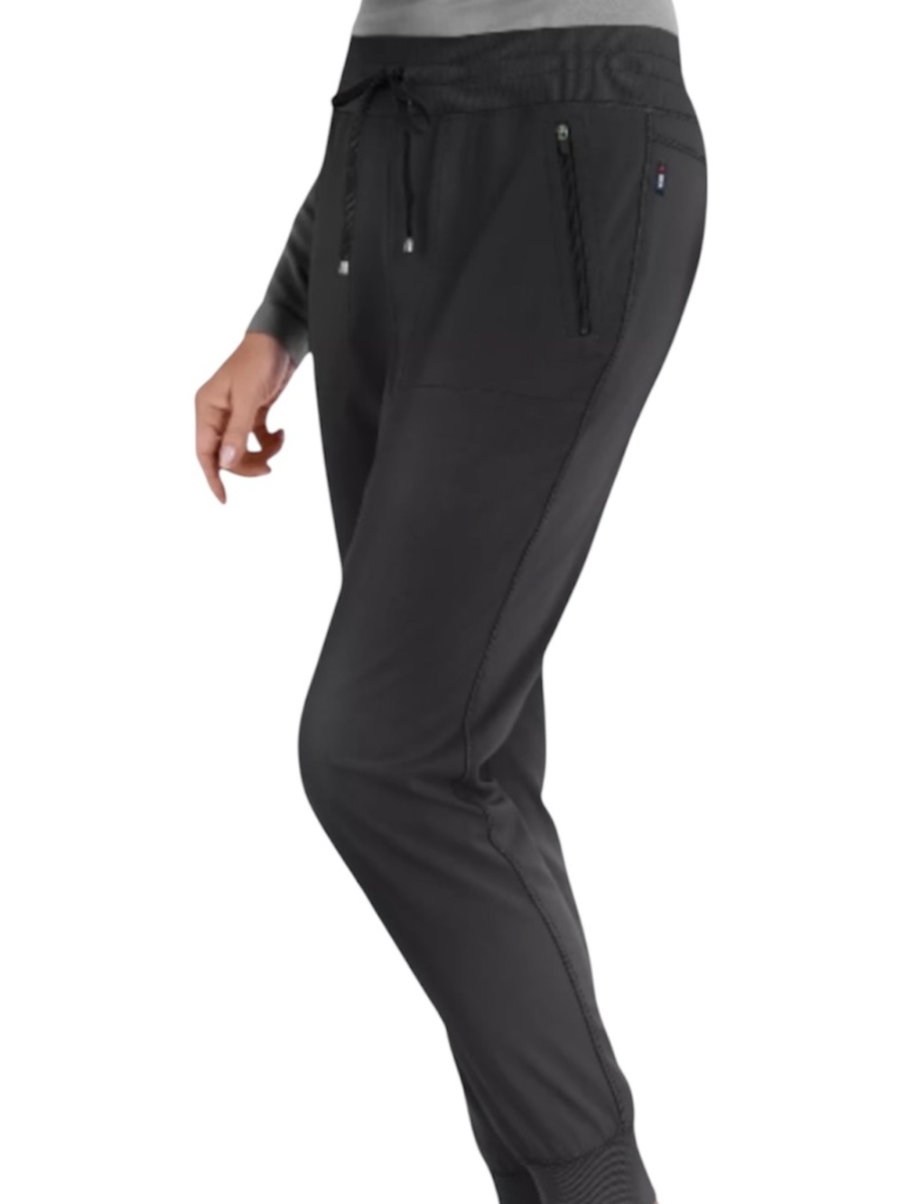 Grey’s Anatomy Black Spandex Stretch Jogger Scrub Pants Women’s Size MP